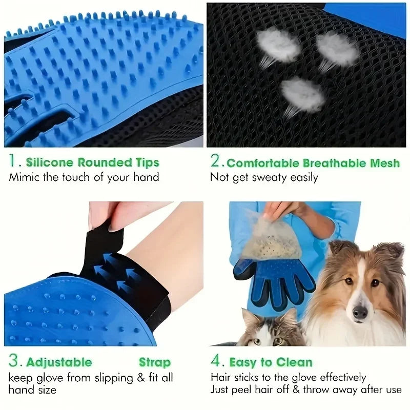 Felidax™️ Pet Grooming Massage Gloves