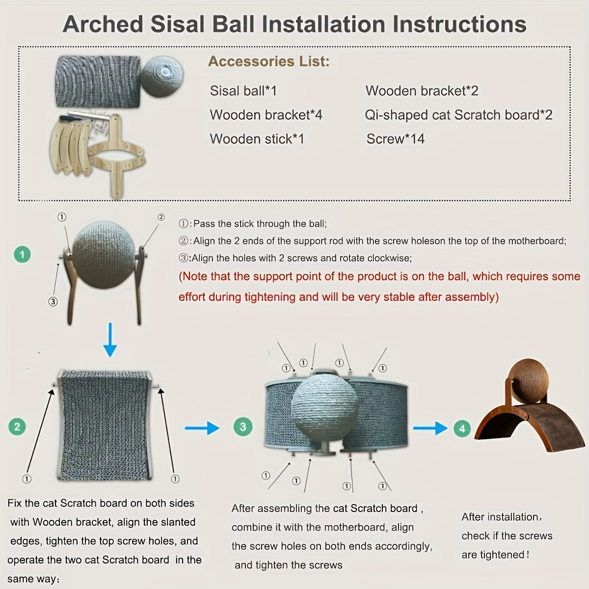 Felidax™️ Wear-resistant Cat Scratching Ball Toy