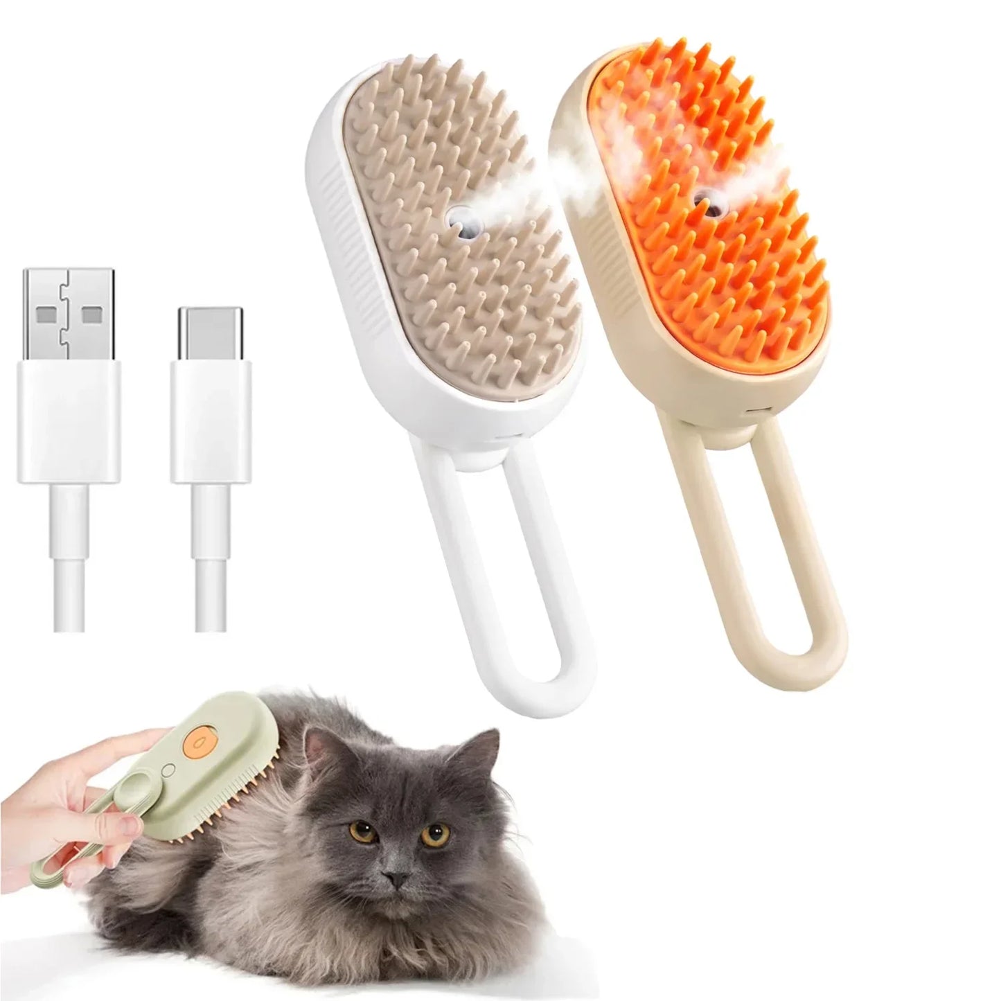 Felidax™️ Steam Pet Brush