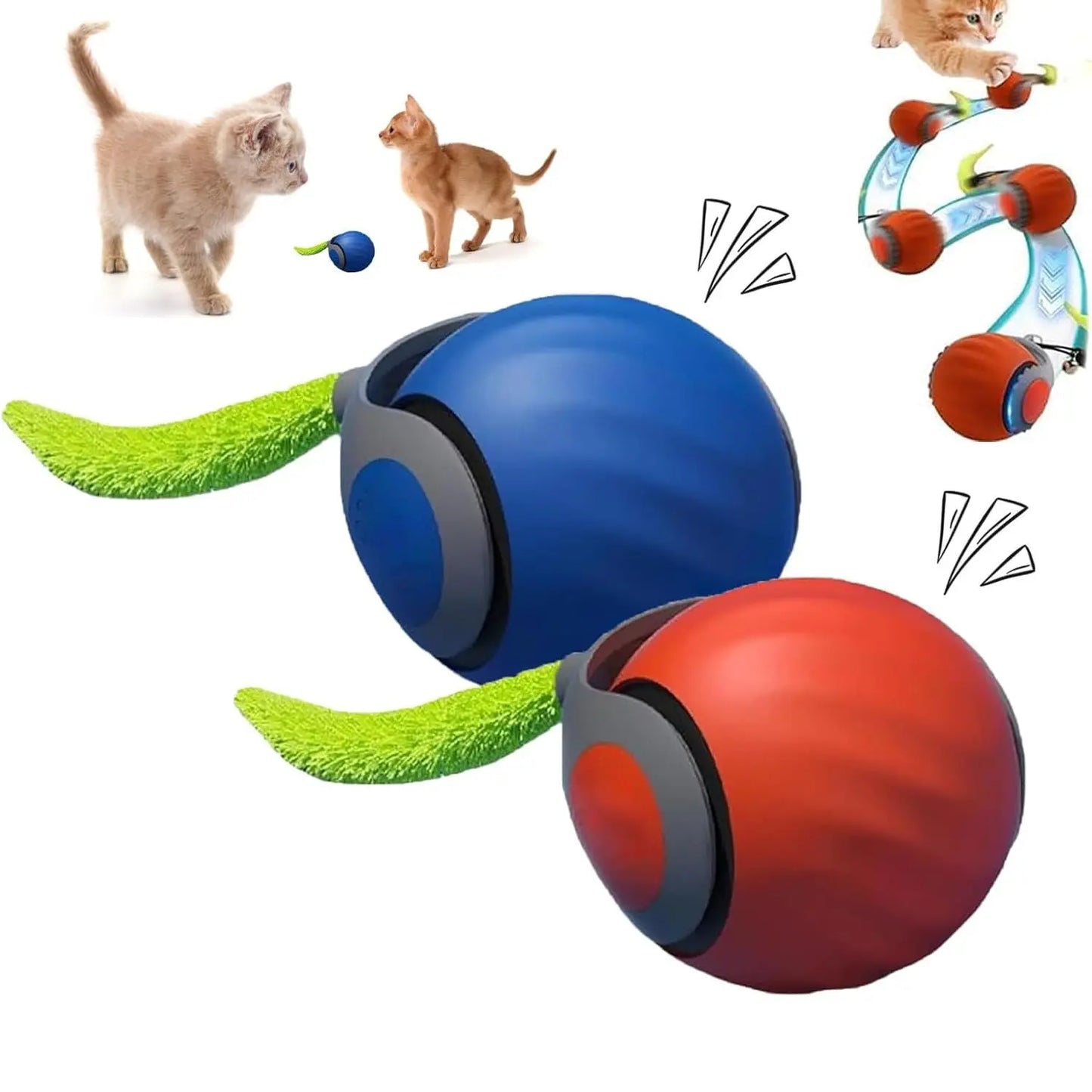 Felidax™️  New Speedy Tail 2.0 Interactive Cat Toy