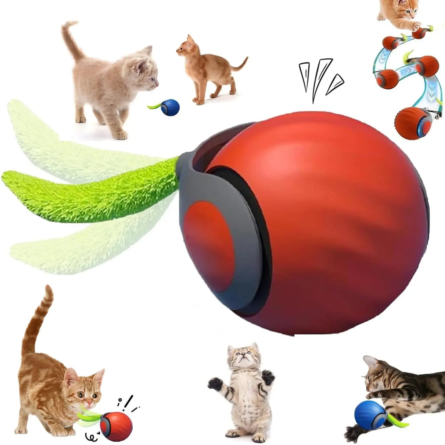 Felidax™️  New Speedy Tail 2.0 Interactive Cat Toy