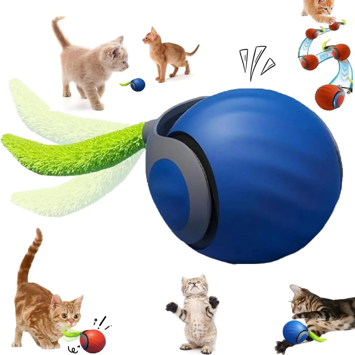 Felidax™️  New Speedy Tail 2.0 Interactive Cat Toy